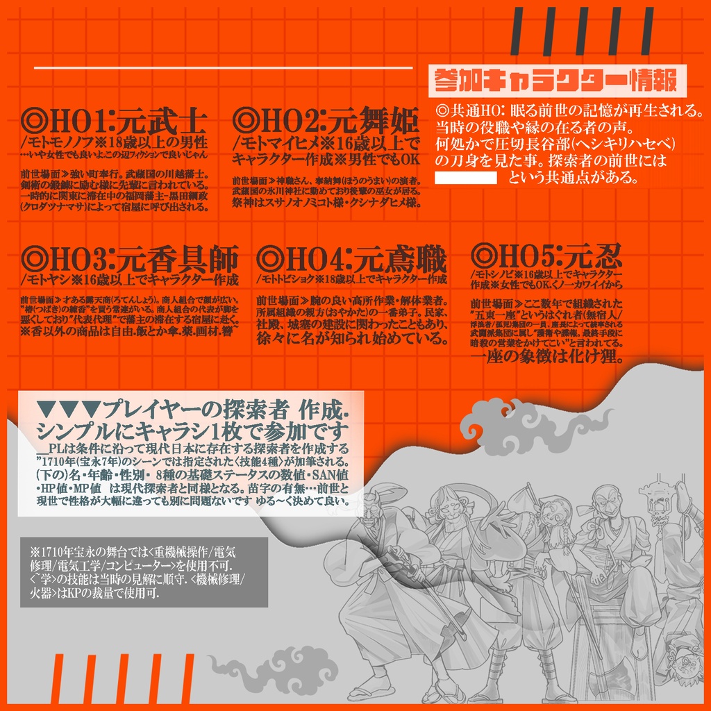【クトゥルフ神話TRPGシナリオ】『斬首吸音ノ積雪』:yoroimogura1930