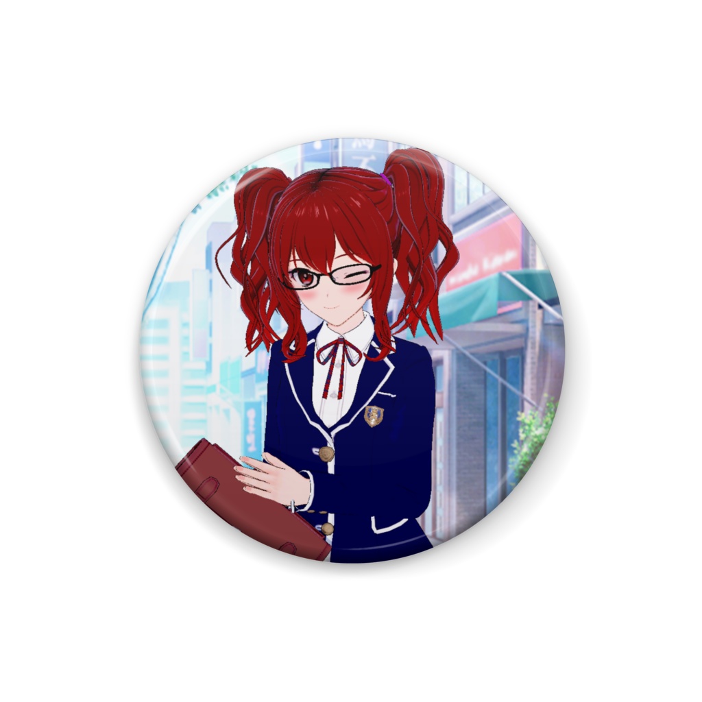 ロードスター学生服Ver.缶バッジ