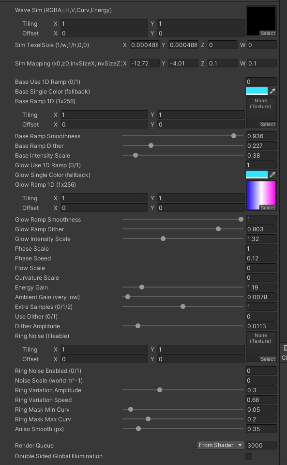 【VRChat】光る海 Interactive Luminous Sea System -DemonShop