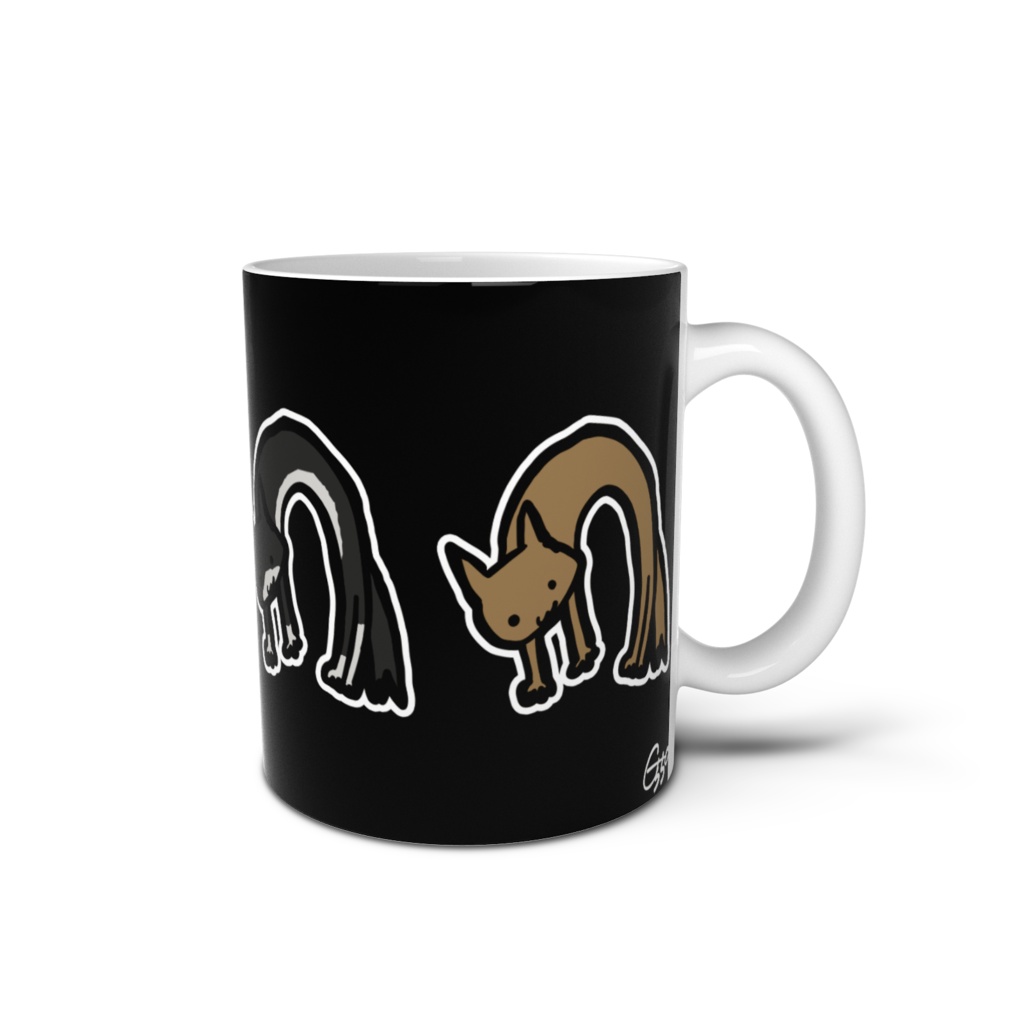 ヤル気に満ちたねこがぎょうさん居るマグ