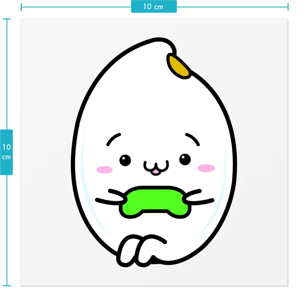 ゲーミングおこめちんステッカー