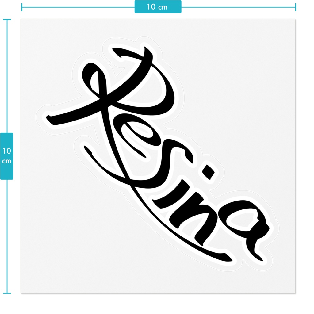 Resina sign(ステッカー)
