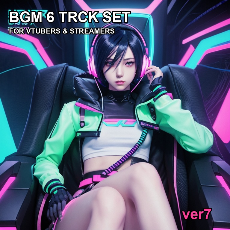 🎧 VTuber・配信者向けBGM 6曲セットVer.7｜商用利用OK・クレジット表記不要・YouTube／配信／動画編集