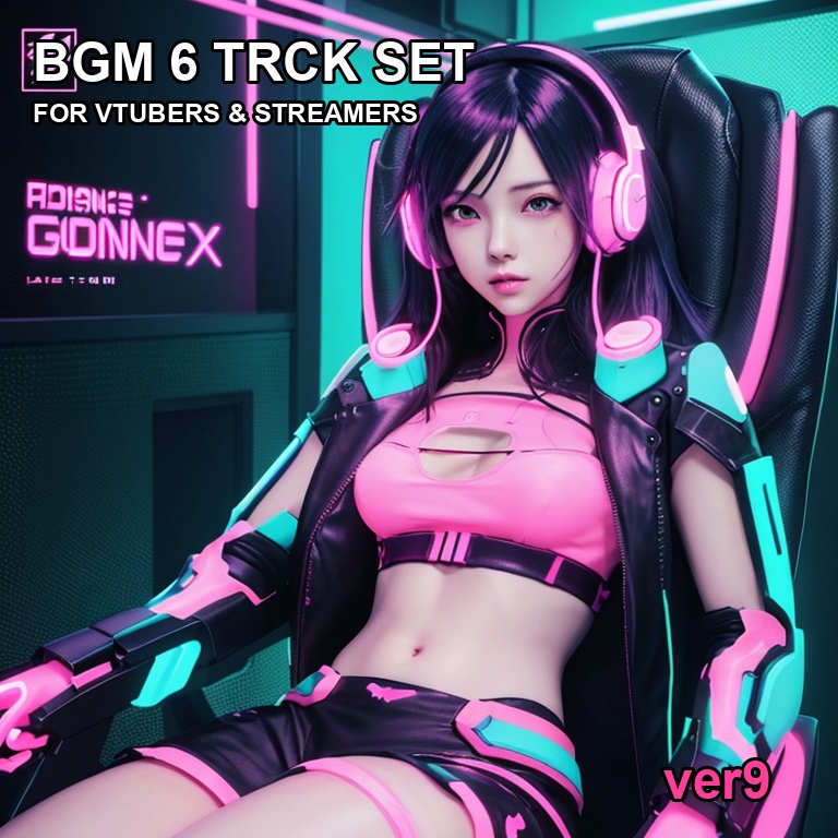 🎧 VTuber・配信者向けBGM 6曲セットVer.9｜商用利用OK・クレジット表記不要・YouTube／配信／動画編集