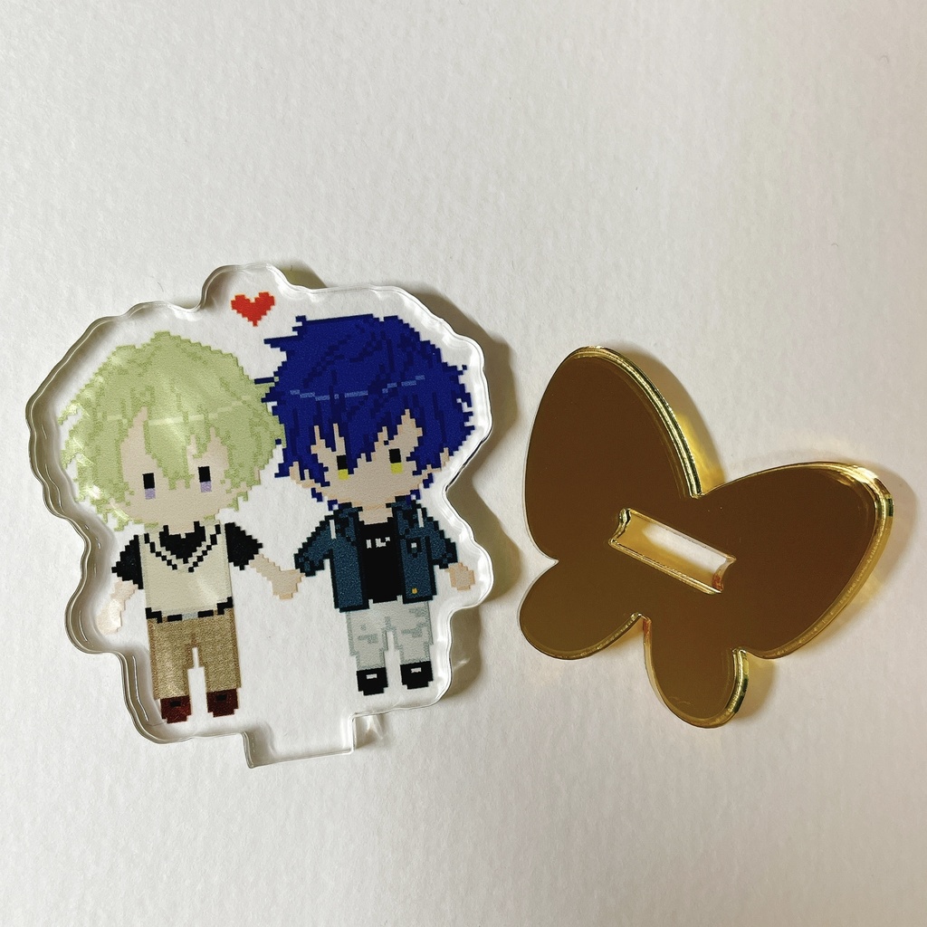 ひよジュンドット絵アクスタ