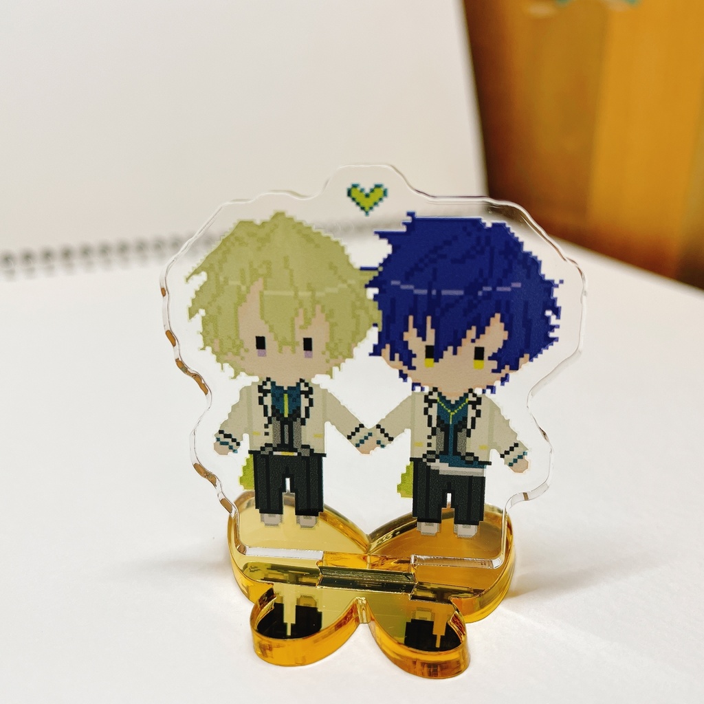 ひよジュンドット絵アクスタ