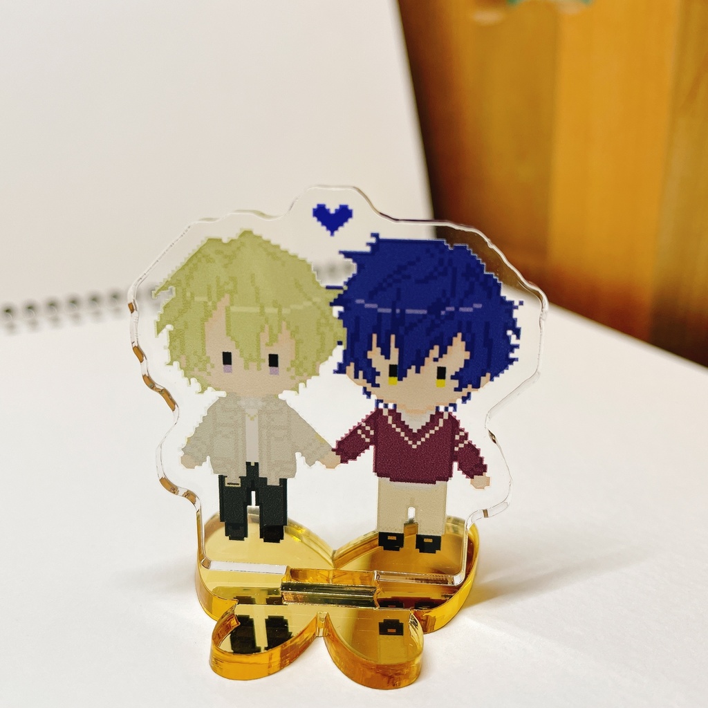 ひよジュンドット絵アクスタ