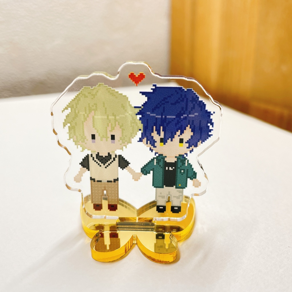 ひよジュンドット絵アクスタ