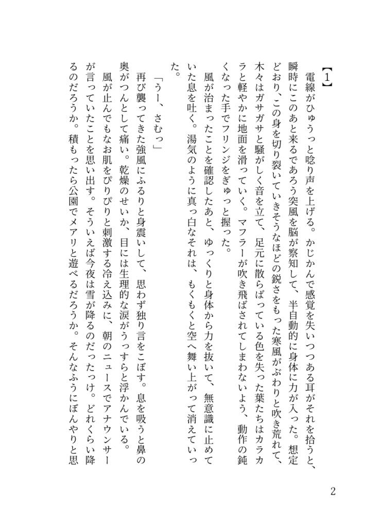 ふゆのともしび
