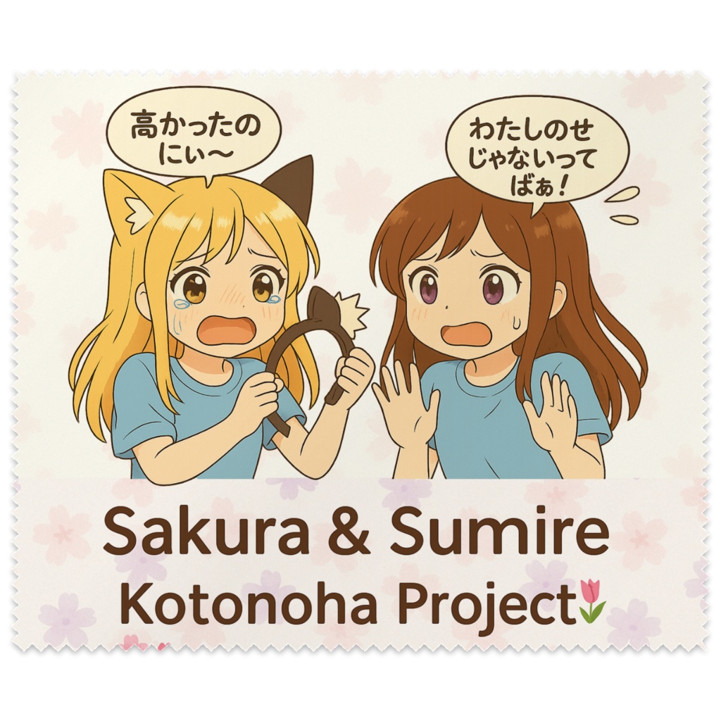 ことの葉プロジェクト – 猫パンチのその後 – メガネ&スマホクリーナー