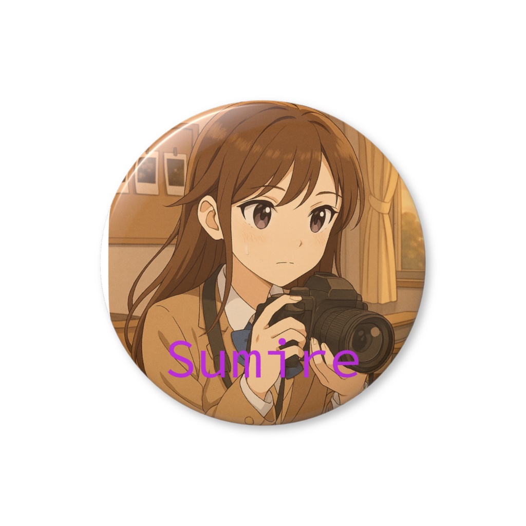 すみれ🪻の缶バッチ