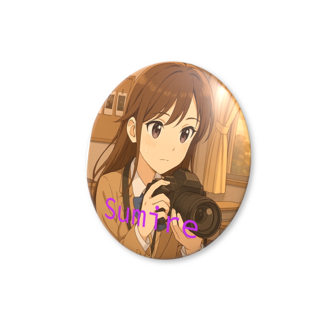 すみれ🪻の缶バッチ