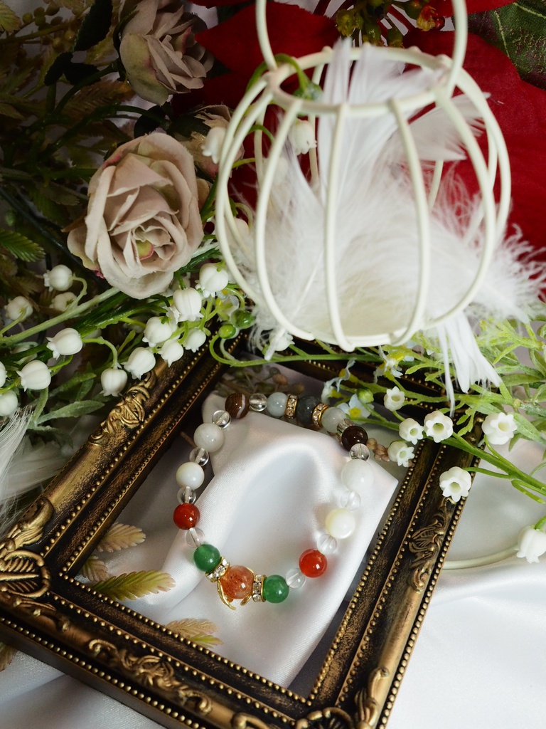 【グラブル】中庭のサンダルフォン天然石ブレスレット