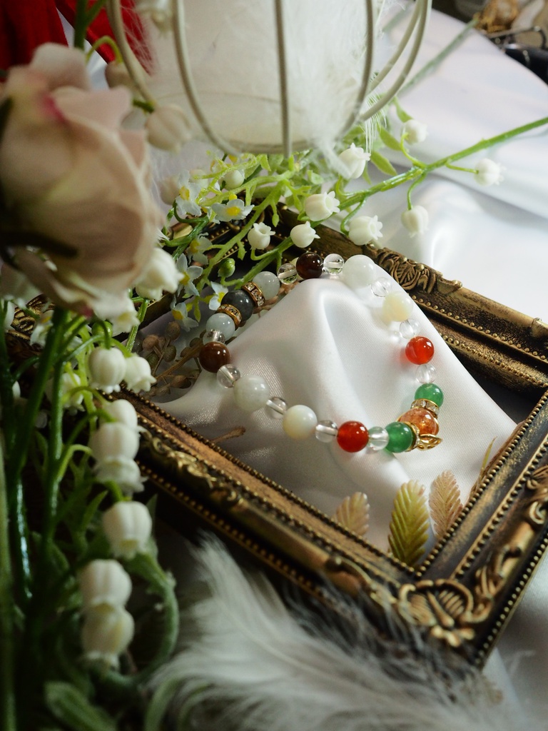 【グラブル】中庭のサンダルフォン天然石ブレスレット