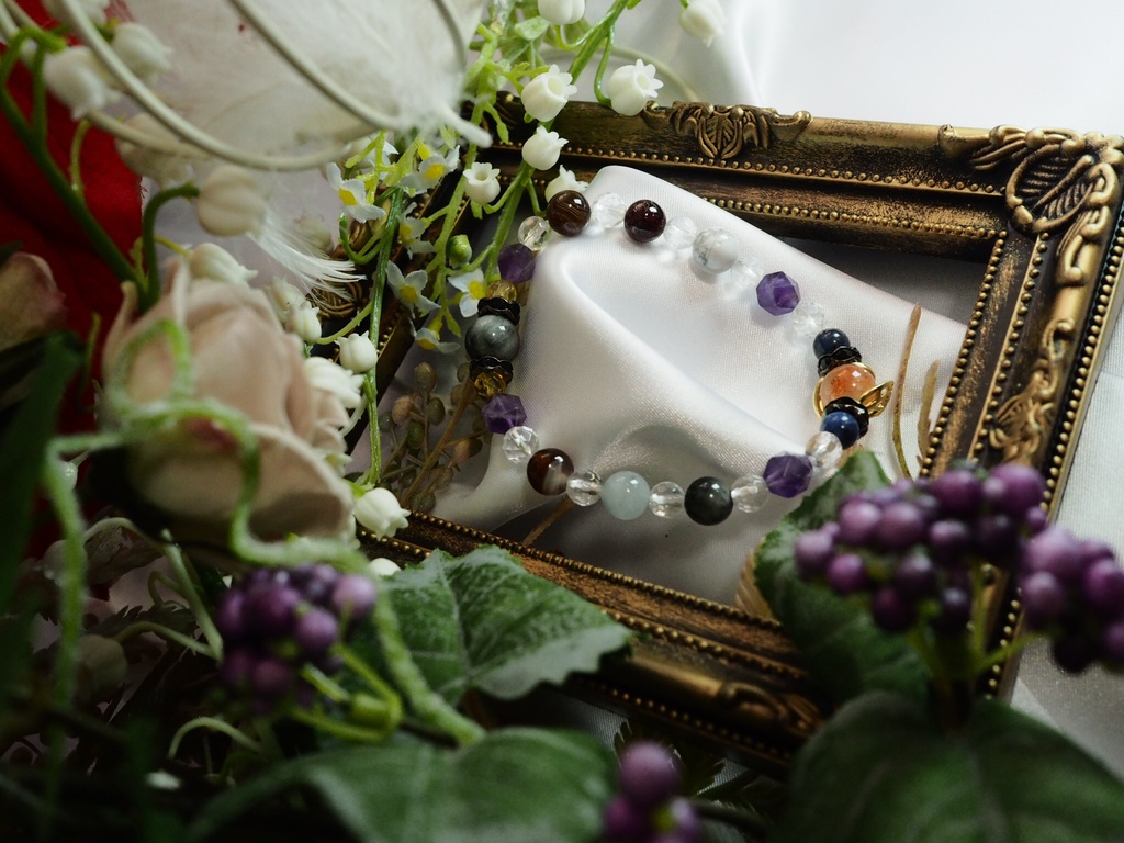 【グラブル】災厄のサンダルフォン天然石ブレスレット