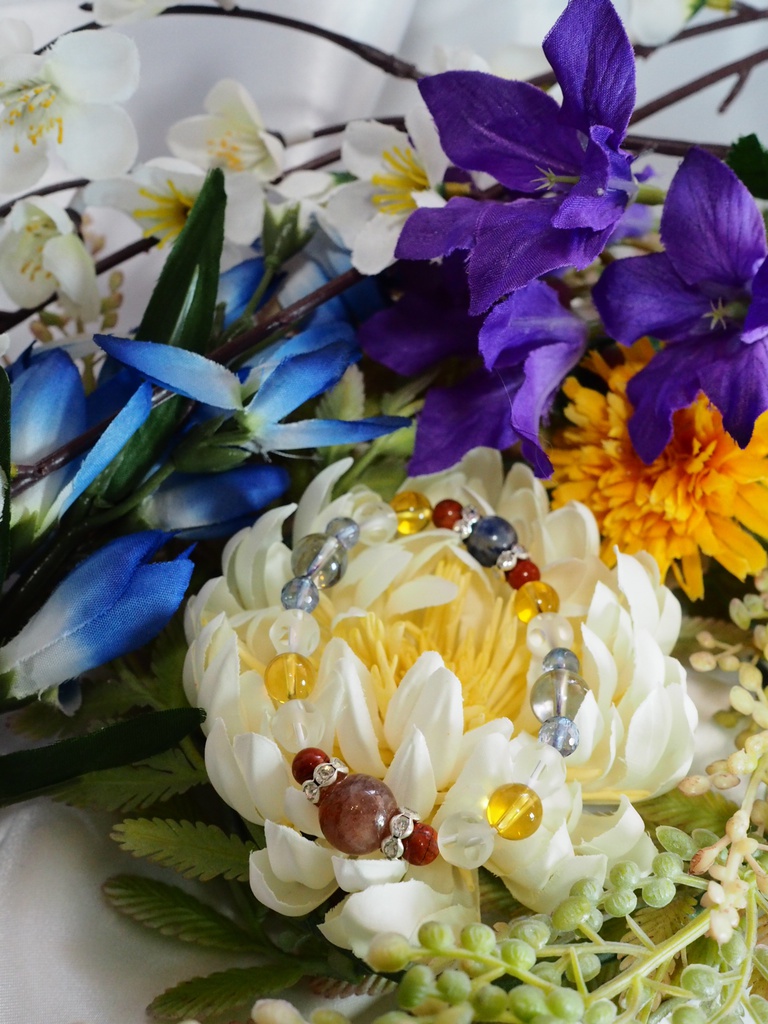 【展示】陸奥守吉行の天然石ブレスレット