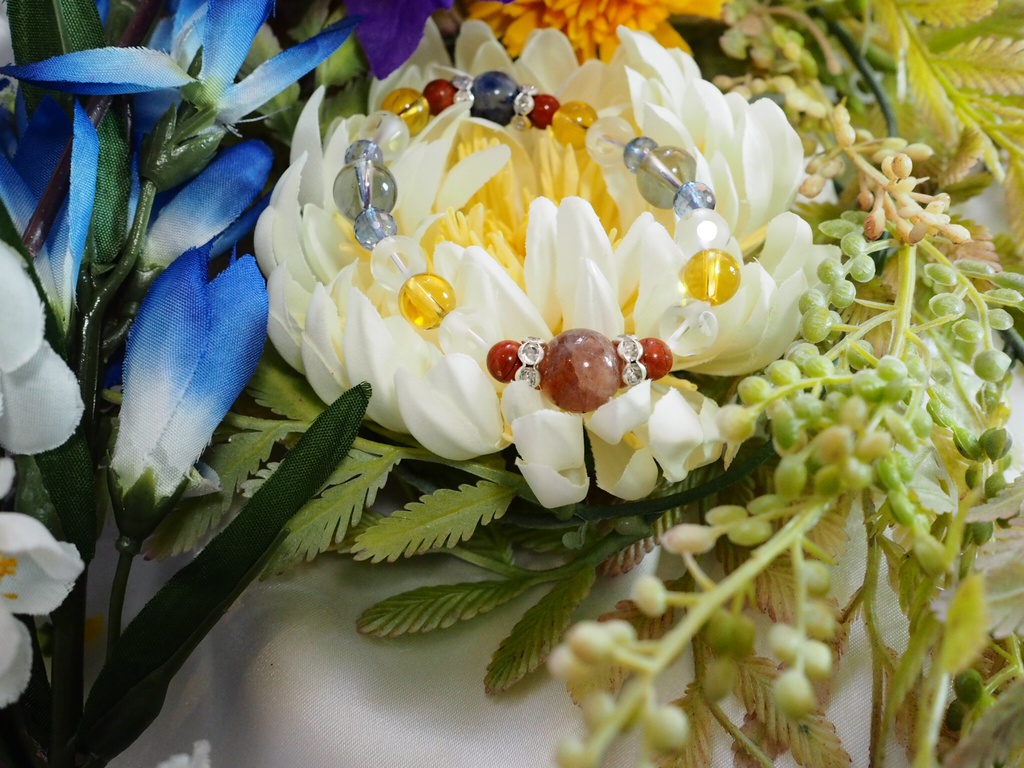 【展示】陸奥守吉行の天然石ブレスレット