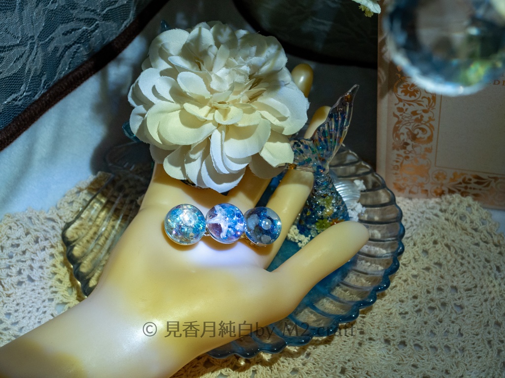 泡を閉じ込めた髪飾り【人魚姫の宝物】