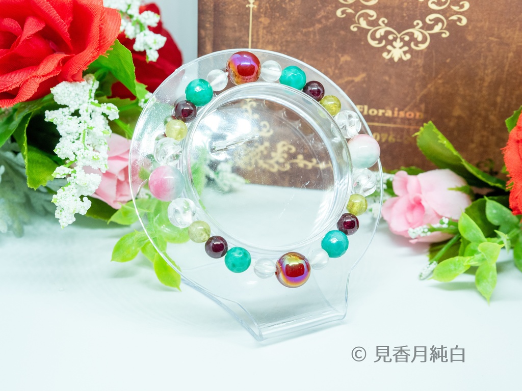 【The Seasons】夏の精霊 天然石ブレスレット