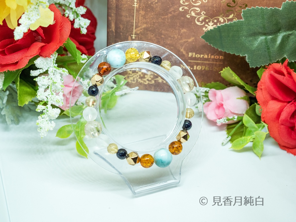 【The Seasons】秋の精霊 天然石ブレスレット