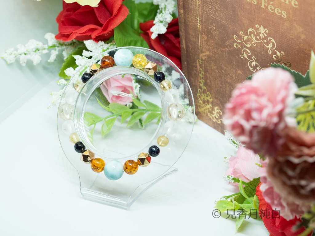 【The Seasons】秋の精霊 天然石ブレスレット