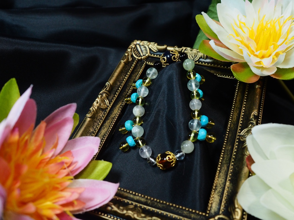 【展示のみ】オジマンディアスの天然石ブレスレットA