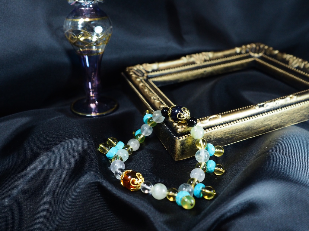 【展示のみ】オジマンディアスの天然石ブレスレットA