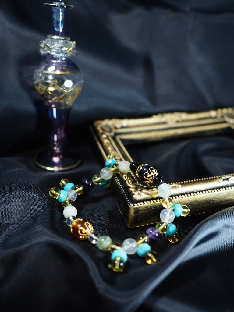 【展示のみ】オジマンディアスの天然石ブレスレットB