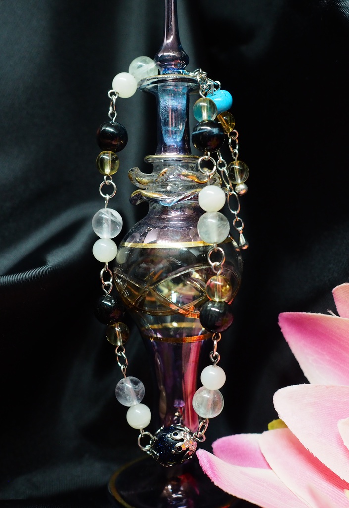 【展示のみ】ネフェルタリのアジャスター付き天然石ブレスレットB