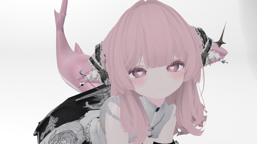 【ルルネ-rurune-専用】Pink make up & body texture & pink tail