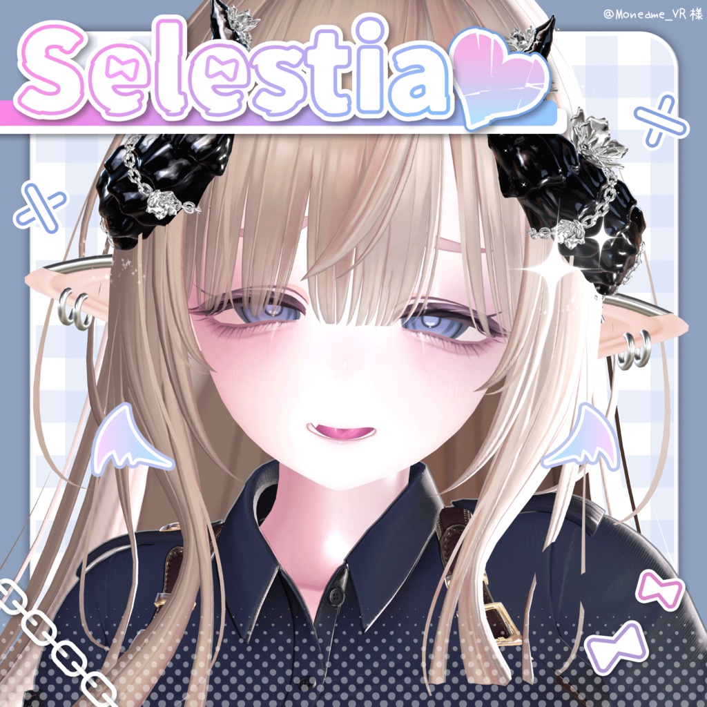 【15アバター対応】魔性のメンヘラアイテクスチャ