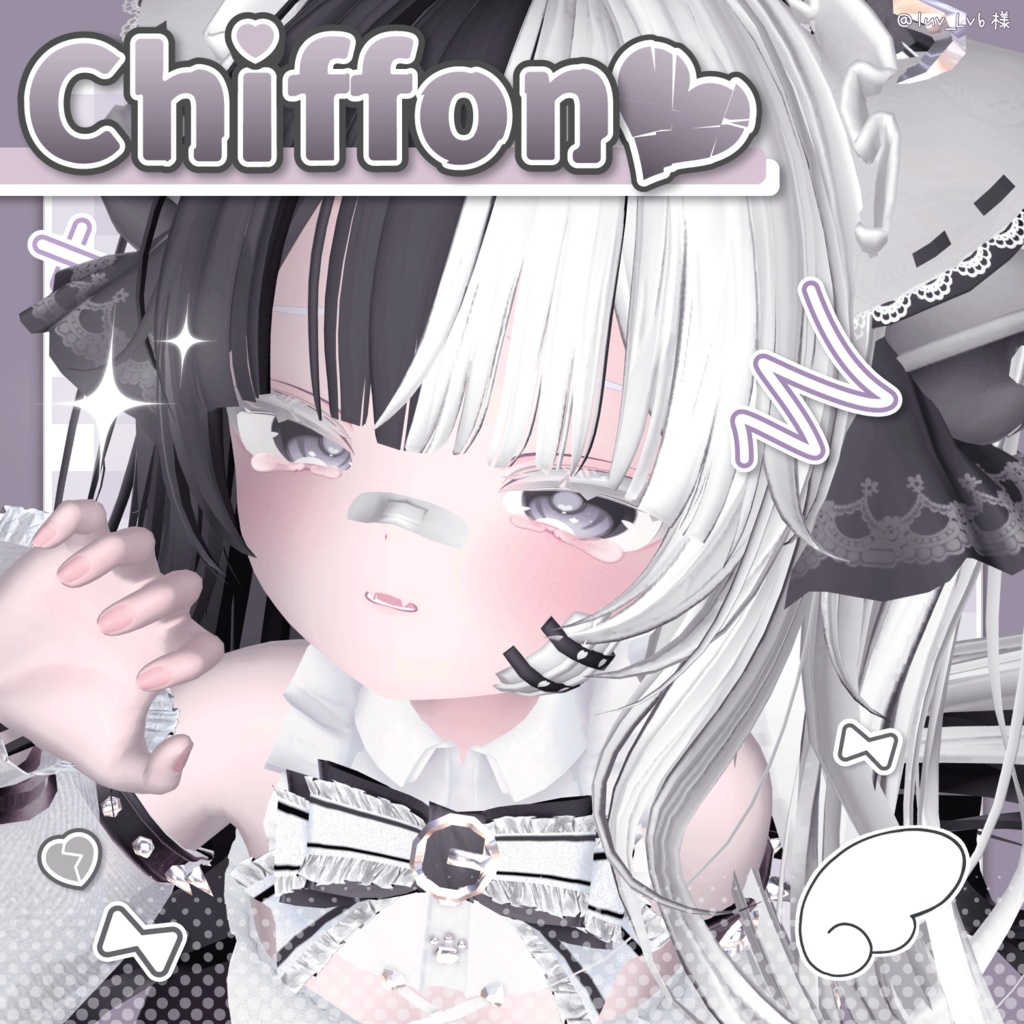 【15アバター対応】魔性のメンヘラアイテクスチャ