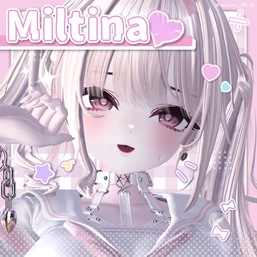 【15アバター対応】魔性のメンヘラアイテクスチャ