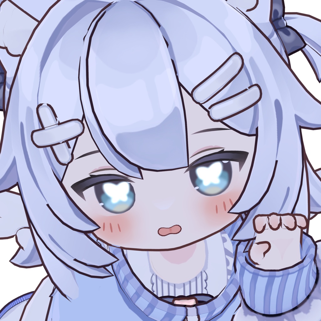 【10アバター対応】ぱぴよんアイテクスチャ