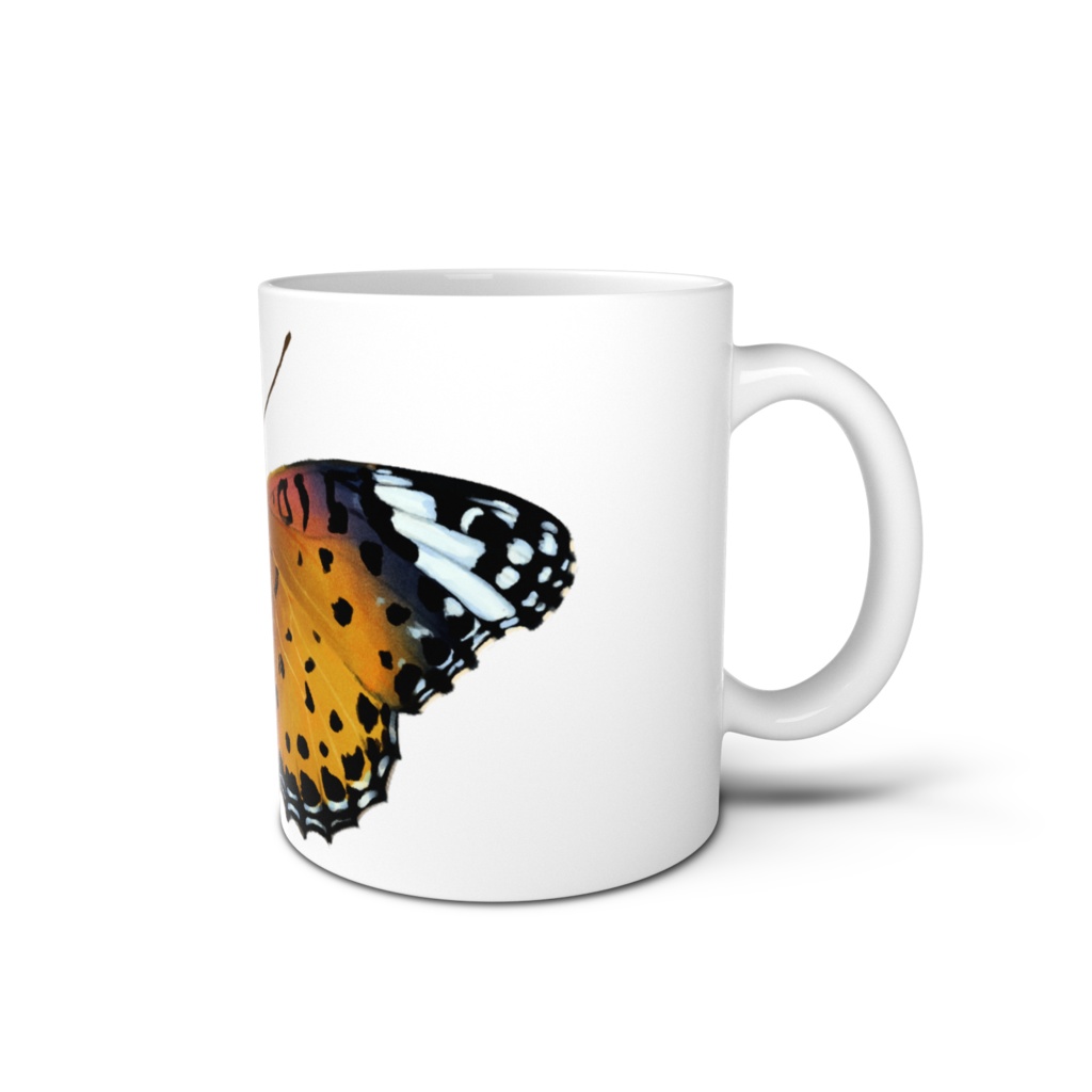 マグカップ ツマグロヒョウモンメス