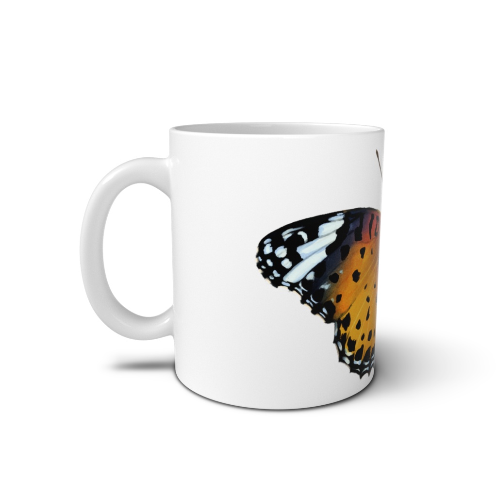 マグカップ ツマグロヒョウモンメス