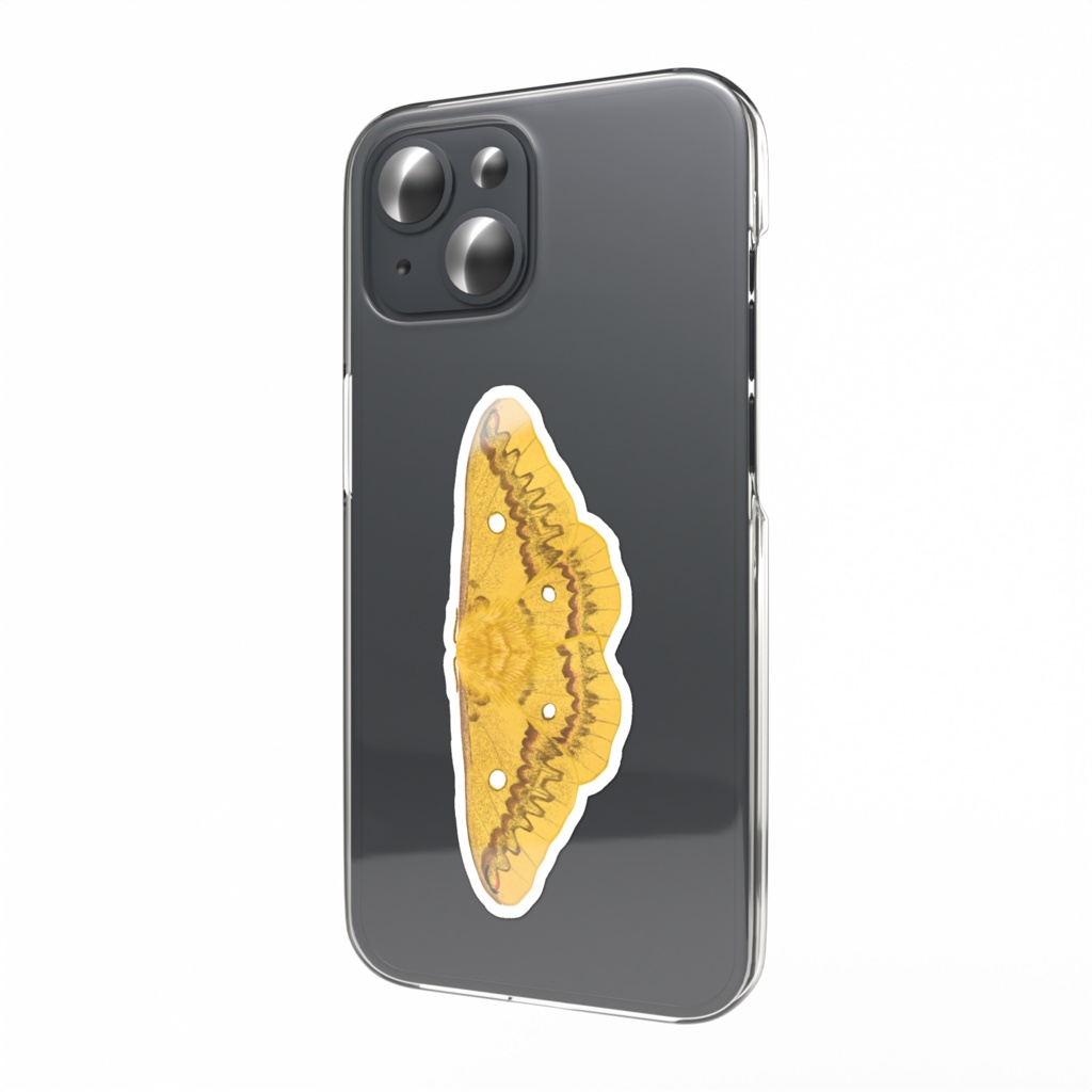 スマホステッカー ウスタビガ メス