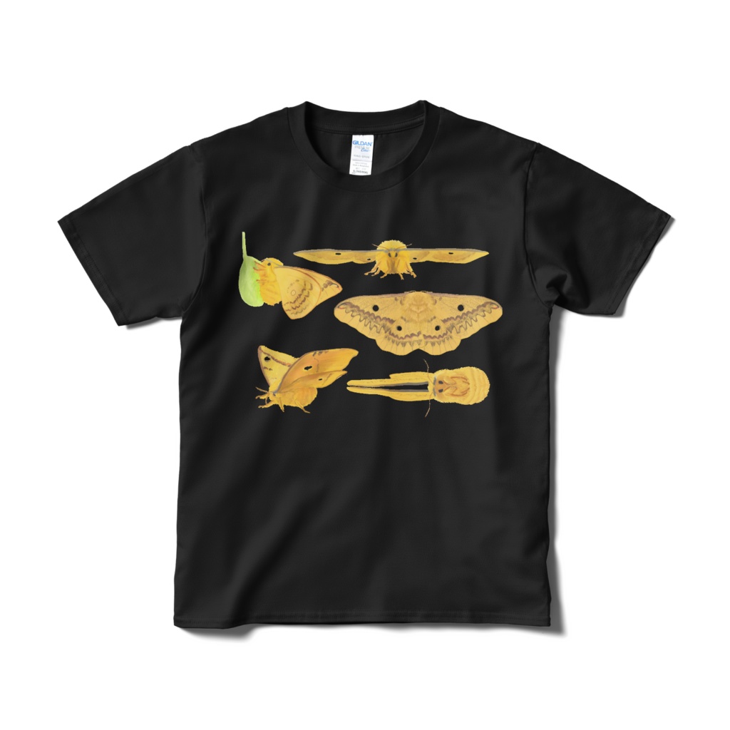 Tシャツ　ウスタビガがいっぱい