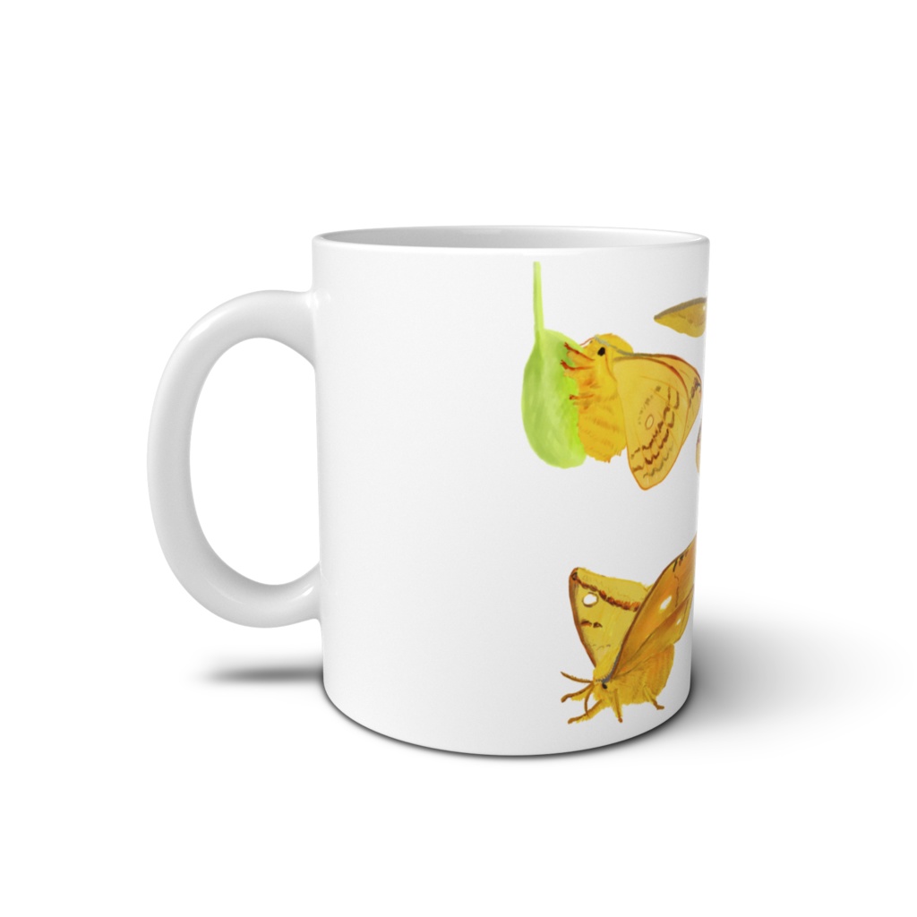 マグカップ ウスタビガがいっぱい