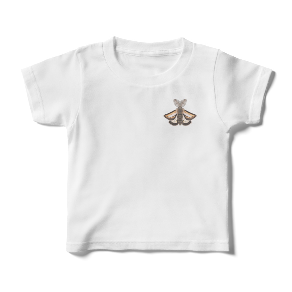 ワンポイントキッズTシャツ　フチグロトゲエダシャク