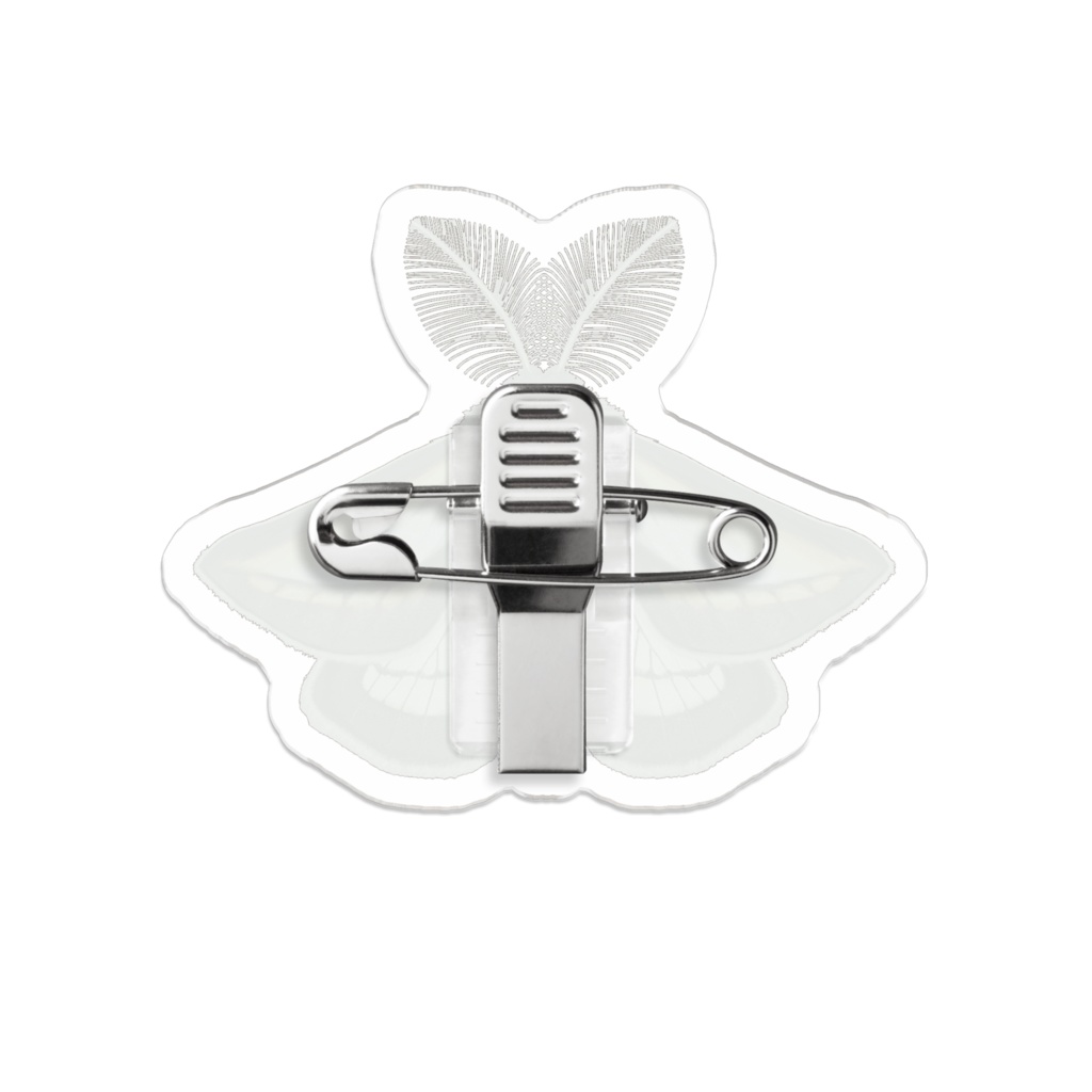 アクリルクリップ フチグロトゲエダシャク オス