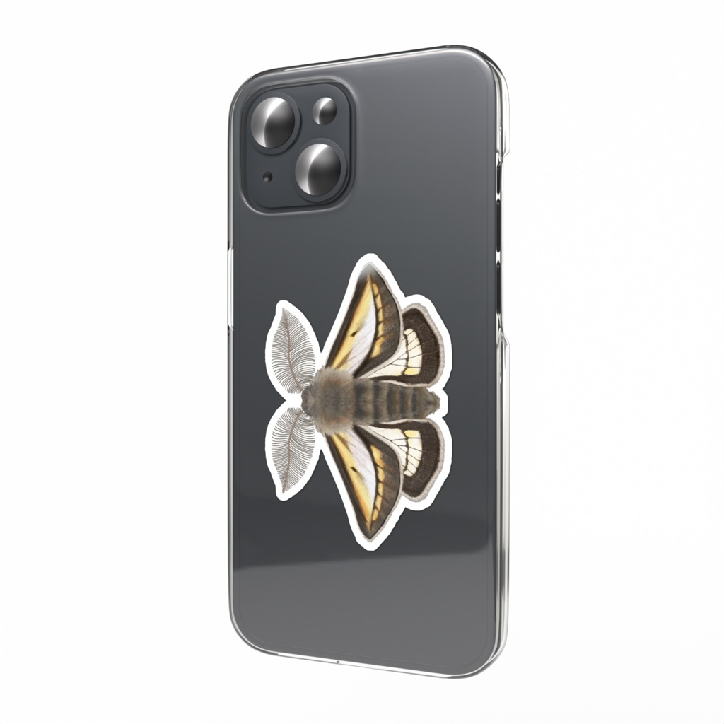 スマホステッカー　フチグロトゲエダシャク