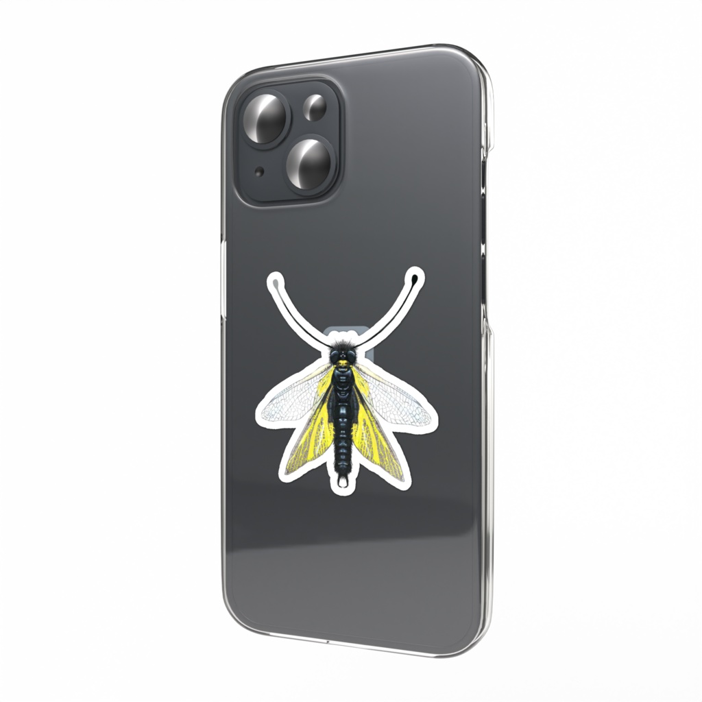 ステッカー　キバネツノトンボ