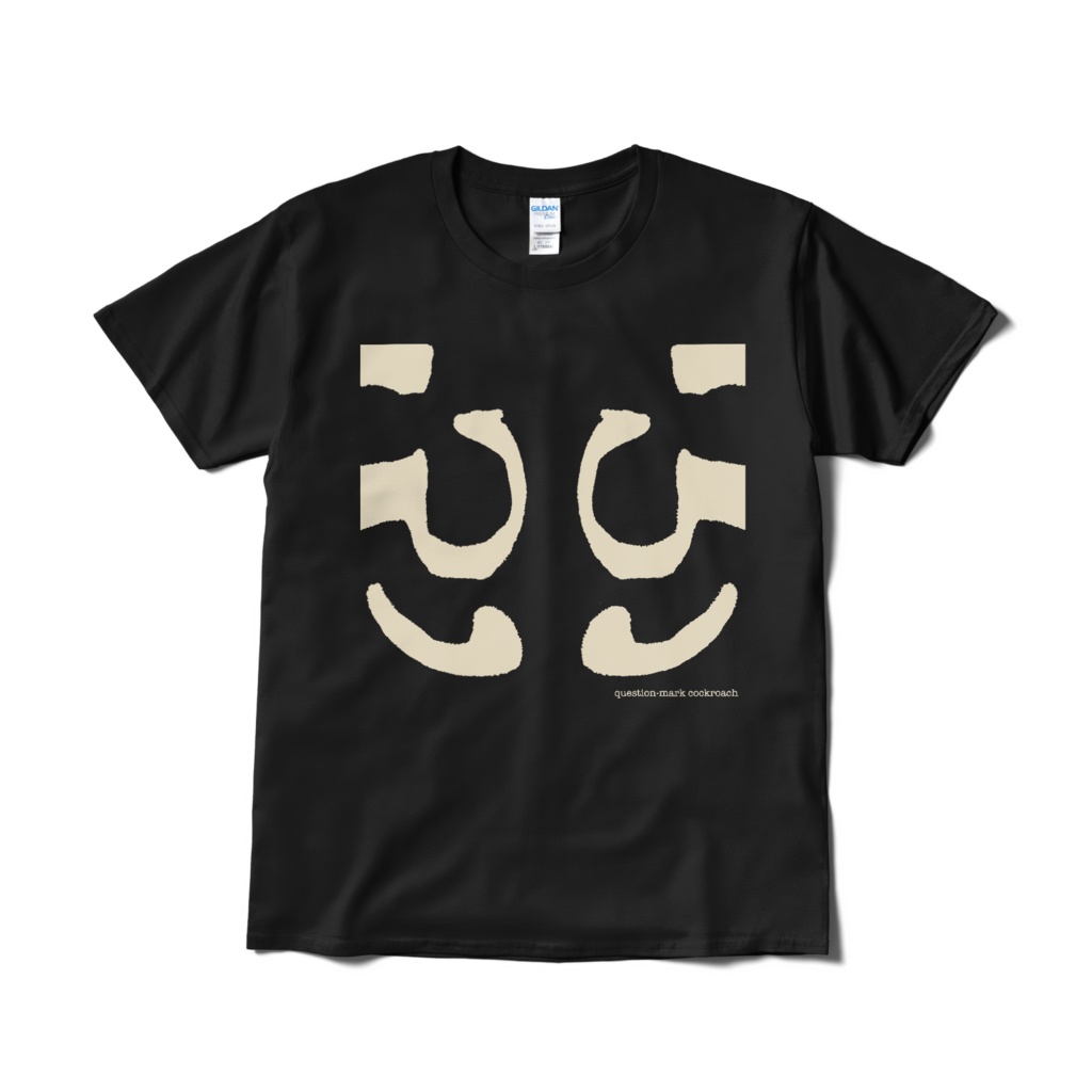 ハテナゴキブリ概念Tシャツ