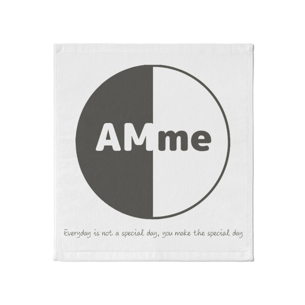 AMme ロゴ タオル