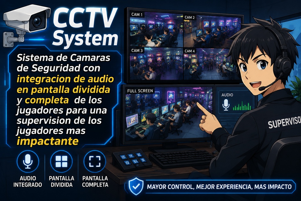 CCTV System | Security Cams With Audio of Players (1.0)