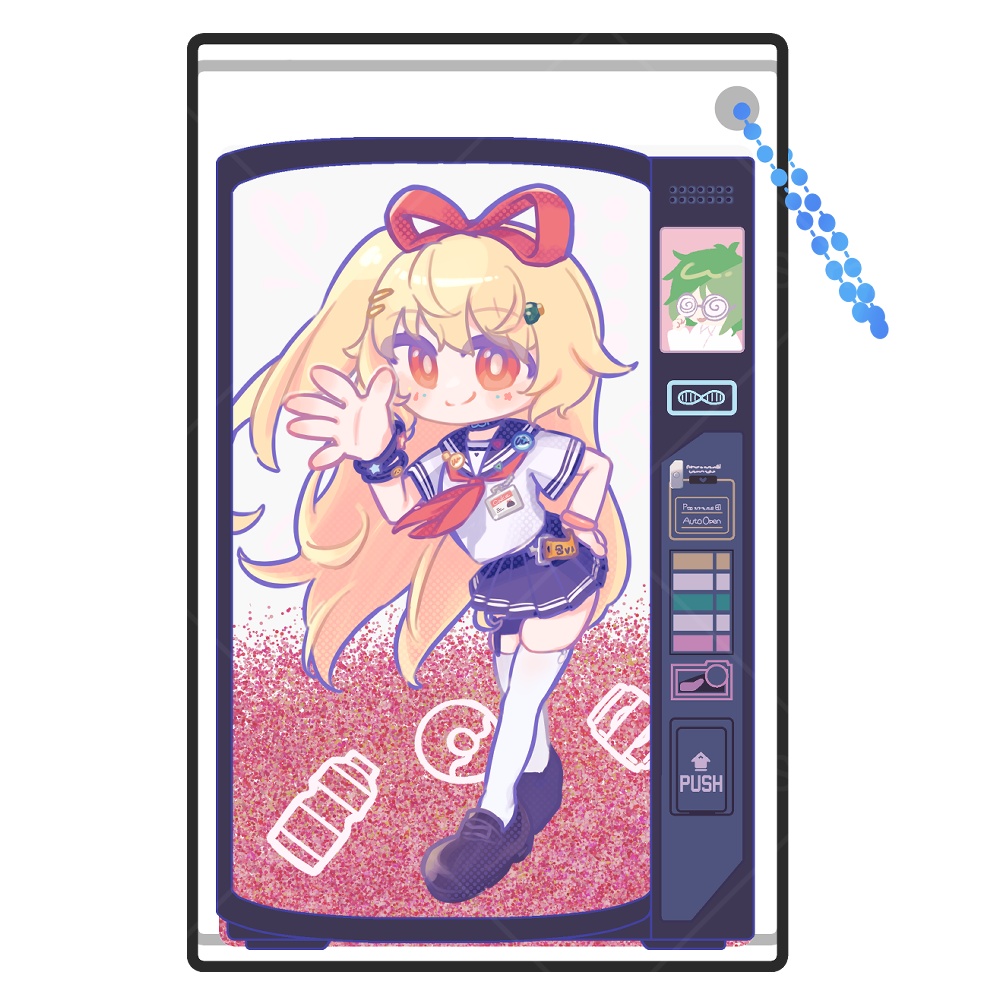 フェミリス グリッターアクリルキーホルダー