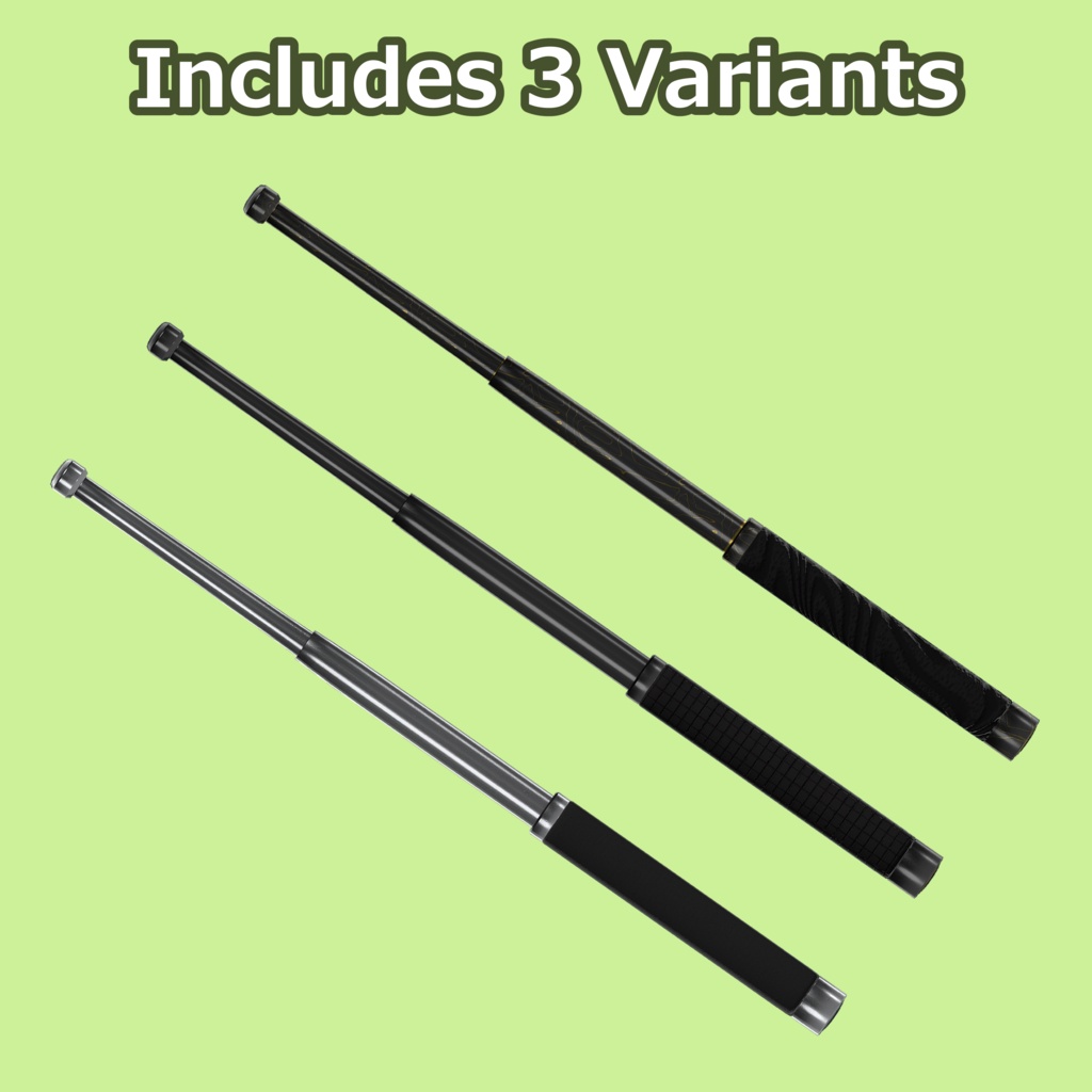 Expandable Baton / 三段警棒 / 삼단봉