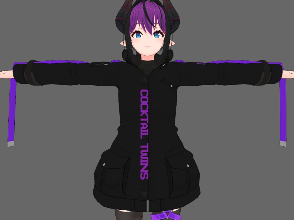 Lena Cocktail(レナ・カクテル) Purple Texture Recolor