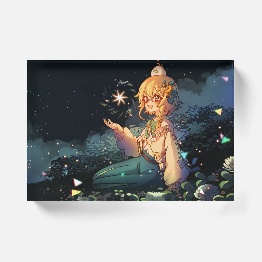 森月よつば アクリルブロック